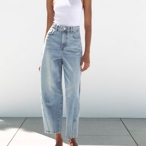 Zara Barrel Leg Jean